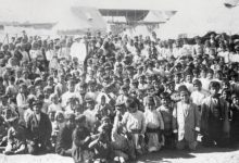 أطفال من الأرمن في مخيم للاجئين 1915